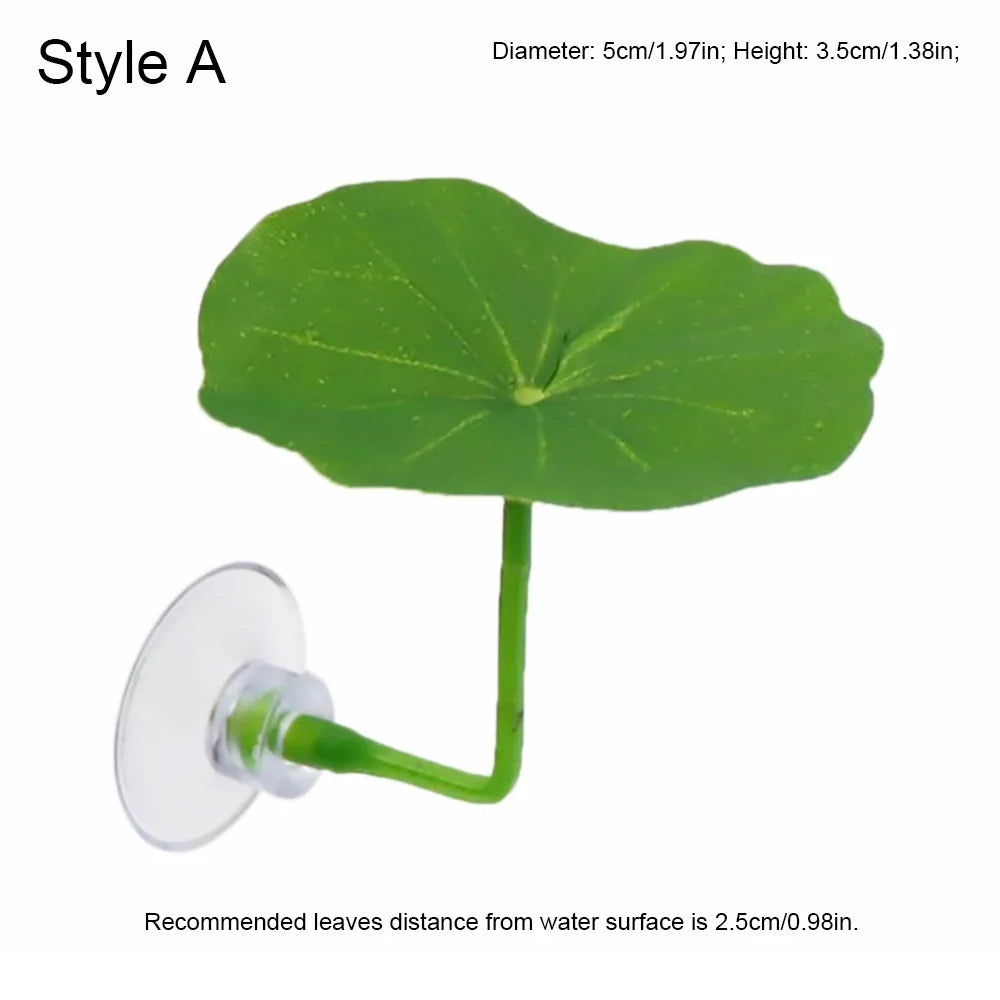 Plastic Betta Fish Rest Leaf Simulated Lotus - ProPawPet.com