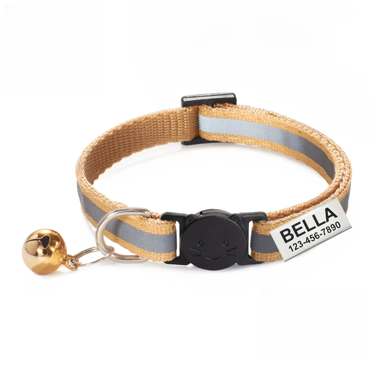 13 Colors Custom Engraved Reflective Cat - ProPawPet.com