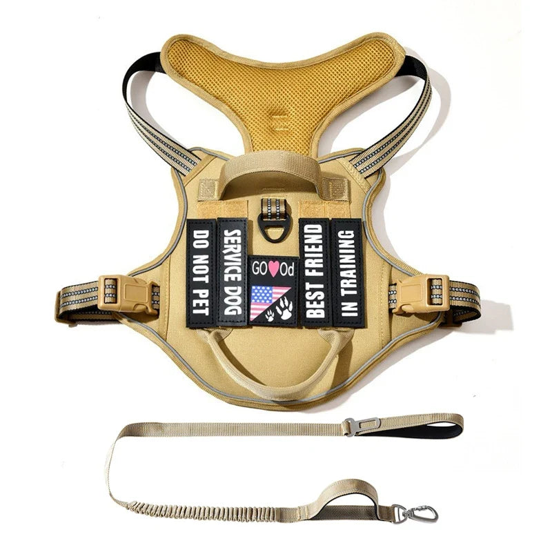 Dog Tactical Harness Vest Pet Dog Harness - ProPawPet.com