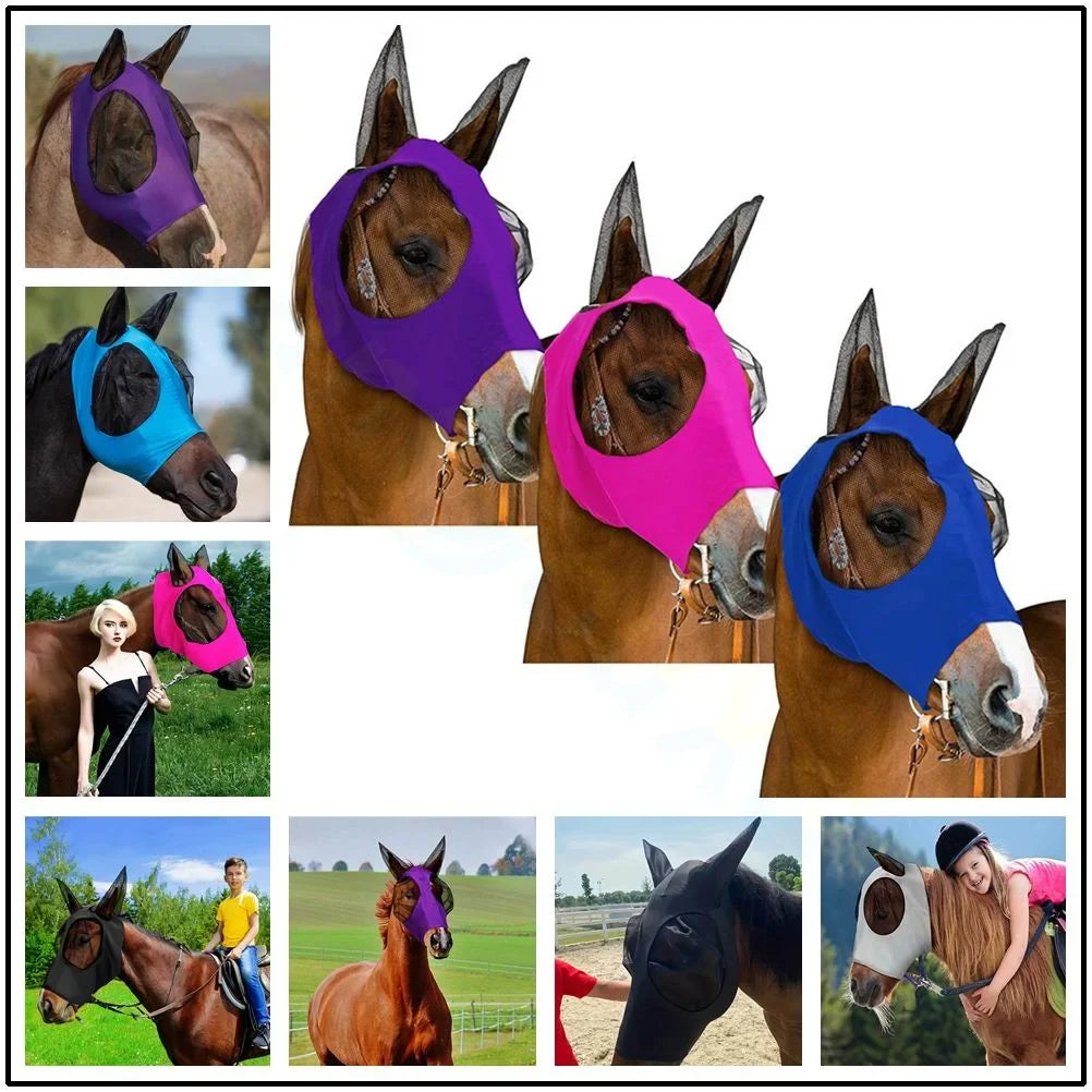 Horse Face Shields Anti Fly Masks Anti - ProPawPet.com