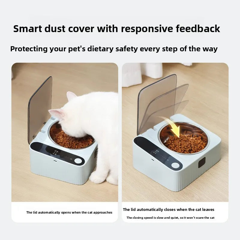 Pet Smart Infrared Sensor Open Lid Cat Bowl - ProPawPet.com