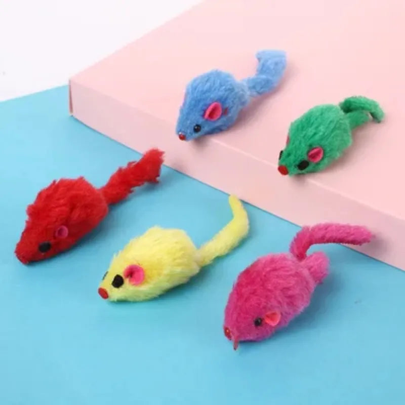 5PCS Plush Simulation Mouse Cat Toys Pet - ProPawPet.com