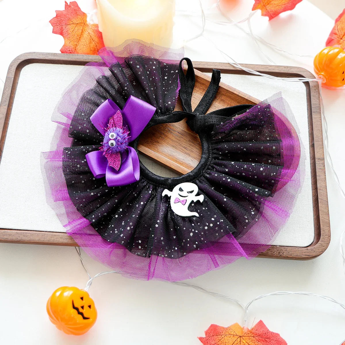 Halloween Pet Dress Up Accessories Adjustable Cats & Dogs – 9 Colors