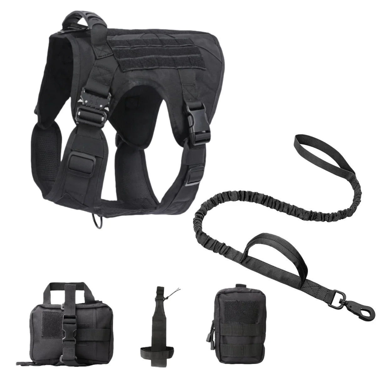 Tactical Dog Harness, Adjustable No-Pull - ProPawPet.com