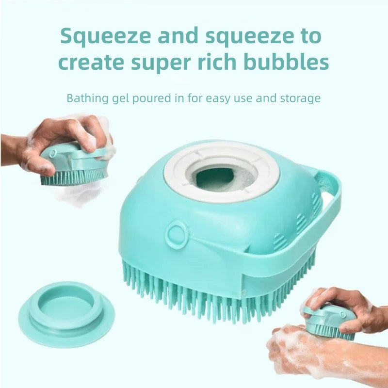 Soft Silicone Dog Bathing Brush Pet Massage - ProPawPet.com