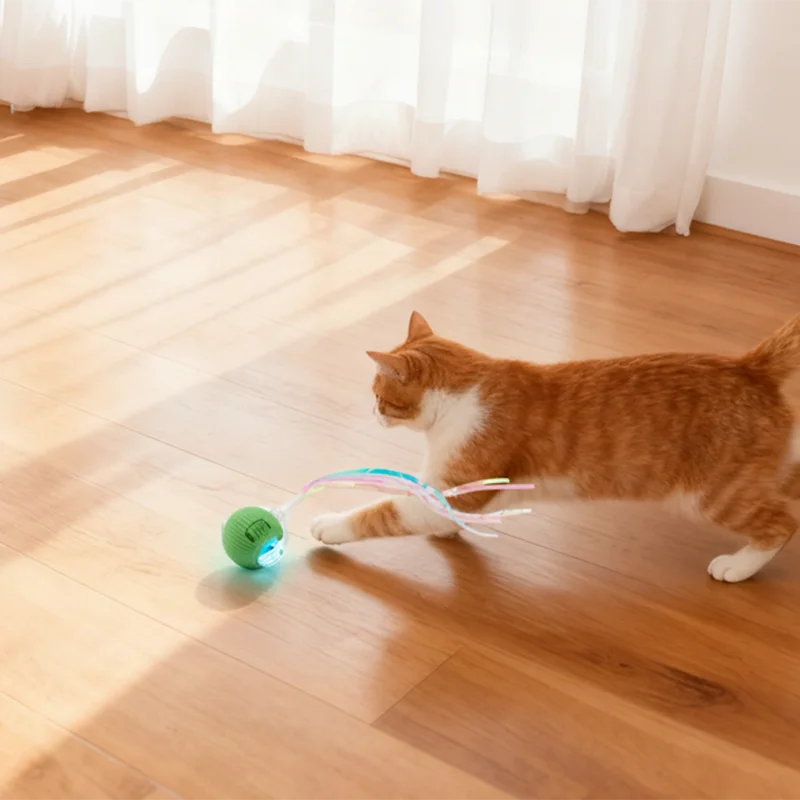 Interactive Cat Toy Indoor Automatic Rolling - ProPawPet.com