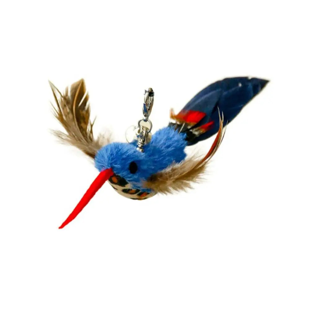 Interactive Plush Simulated Bird Cat Stick Head Teaser