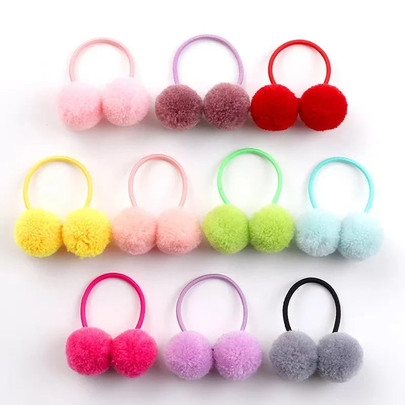 5/10pcs New Dog Double Plush Elastic Solid - ProPawPet.com