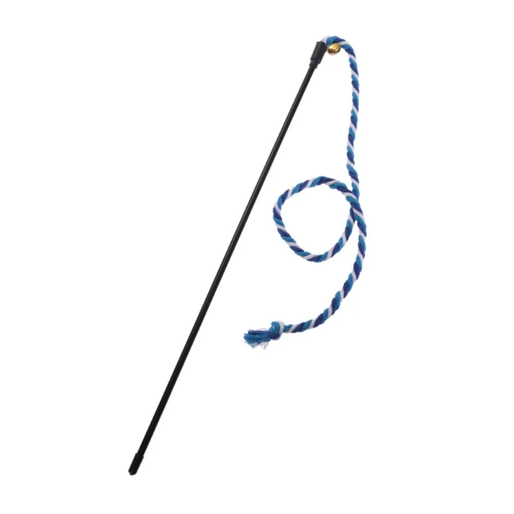 Multi-functional with Bell Cat Wand Cotton Rope, Interactive