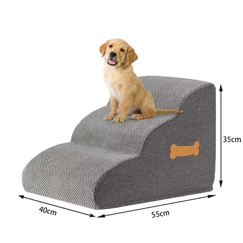Ladder Dogs Pets Bone Shape Puppy Stairs – Car Seats & Car Accessories