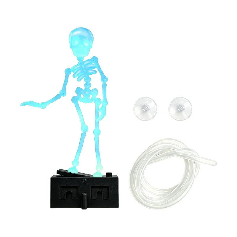 3D Printed Dancing Skeleton Aquarium Bubbler – 2 Colors