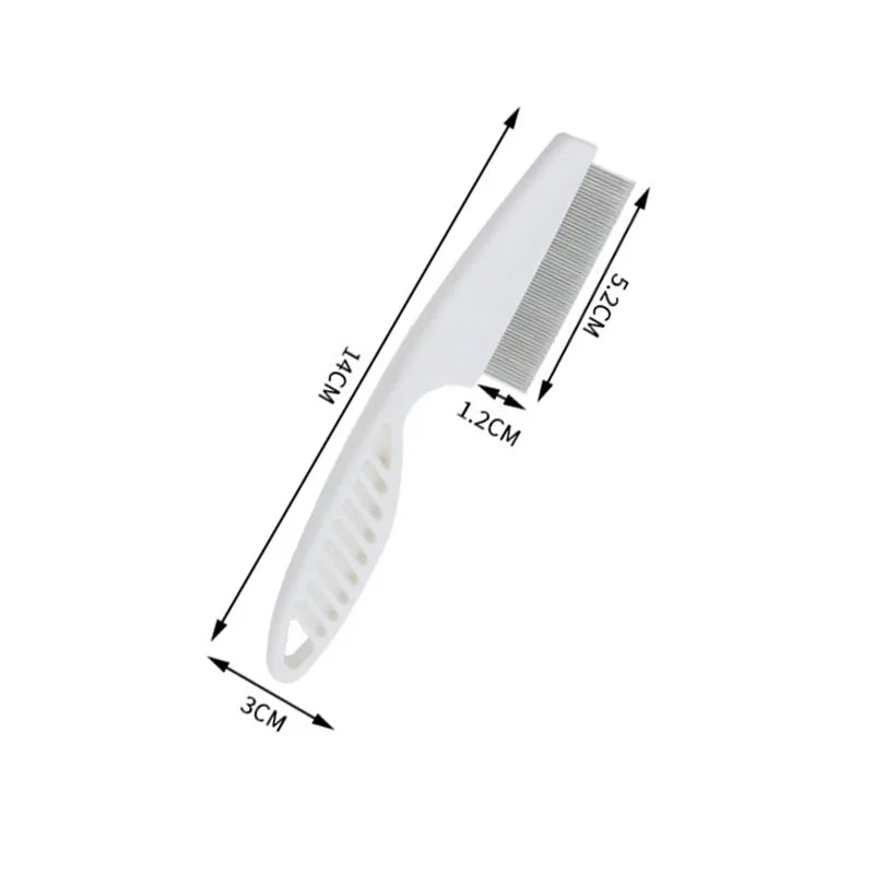 Stainless Steel Flea Grooming Comb Dog & Cat Hair Removal Brush – Dog Supplies