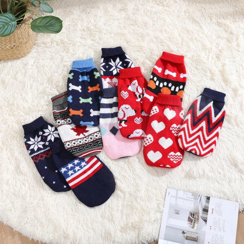 Cute Cat Sweater Costume Winter Warm Pet - ProPawPet.com