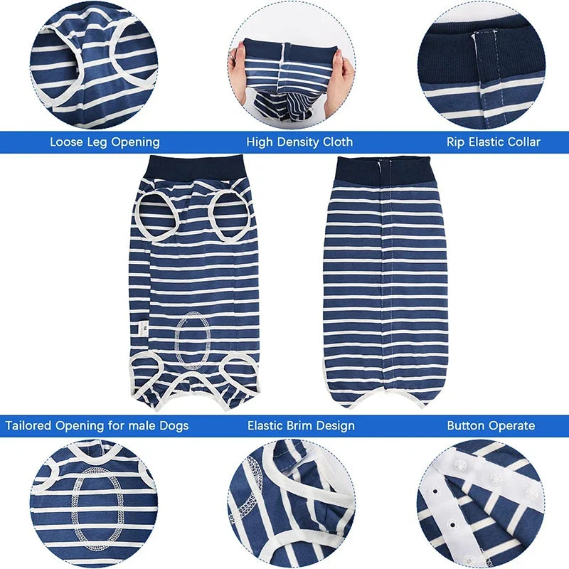 Dog Recovery Suit Abdominal Wound Surgical - ProPawPet.com