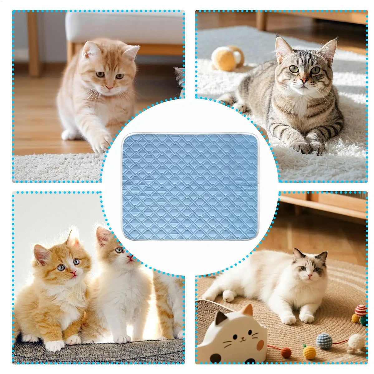 45x35cm New Dog Cooling Mat Summer Washable - ProPawPet.com