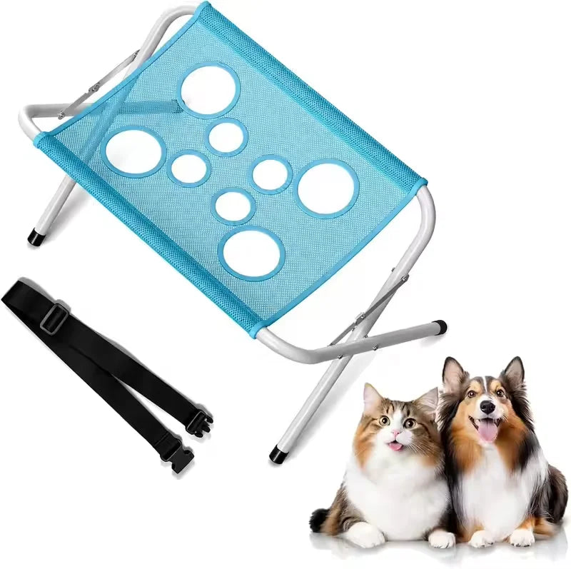 Breathable Dog Bath Hanging Bed Cat Shower Grooming Table, Foldable