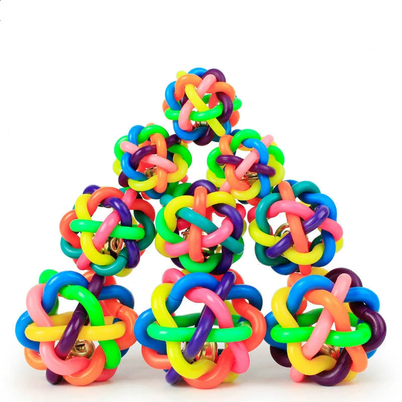 Colorful Bell Woven Toy Popular Dog Bite - ProPawPet.com