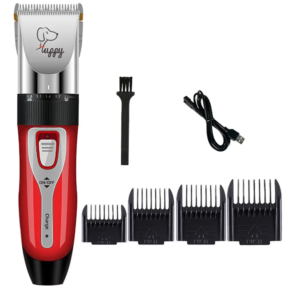 Dog & Cat Clipper Hair Grooming Haircut Pet Shaver Full, Rechargeable