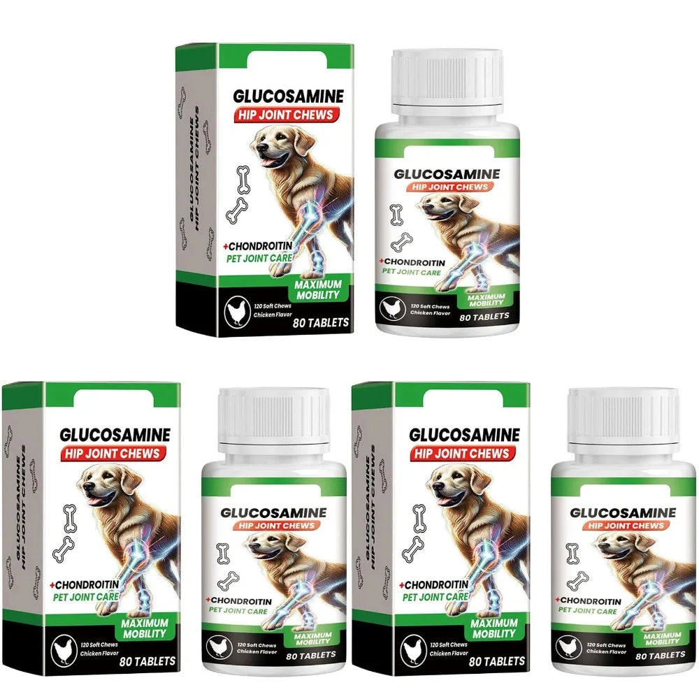 1 2 3box Pet Joint Health Tablets Dogs Ammonia Chondroitin – Dog Supplies