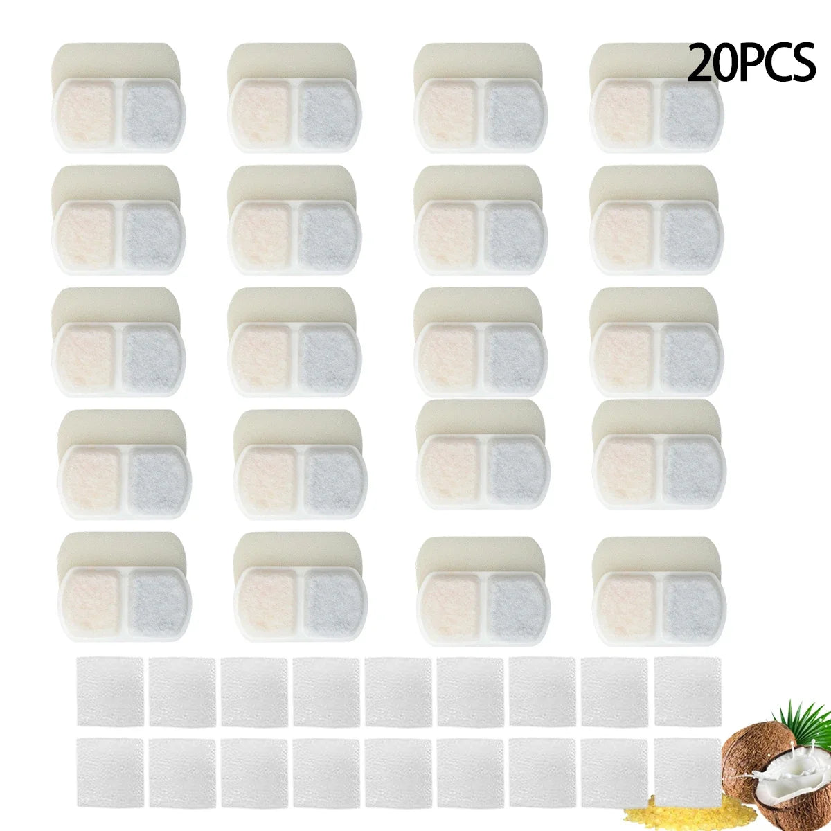 4 10 8l Pet Fountain Carbon Replacement Filters – 3 Colors
