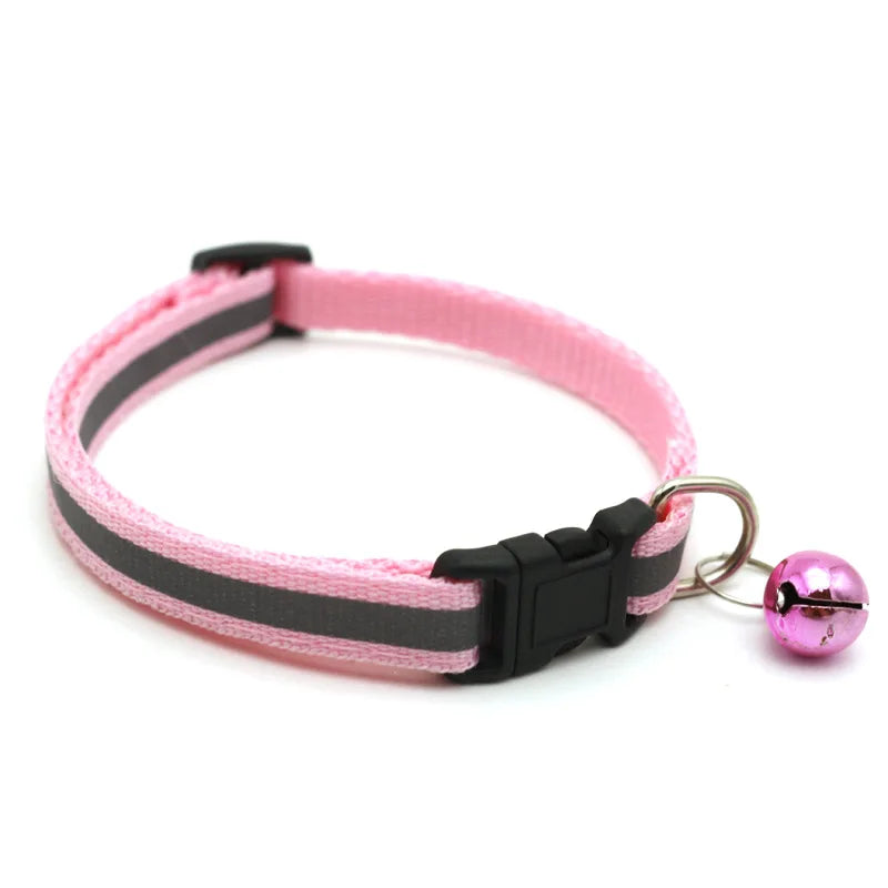 Cat Reflective Collar Safety Buckle Adjustable Custom – Cat Collars