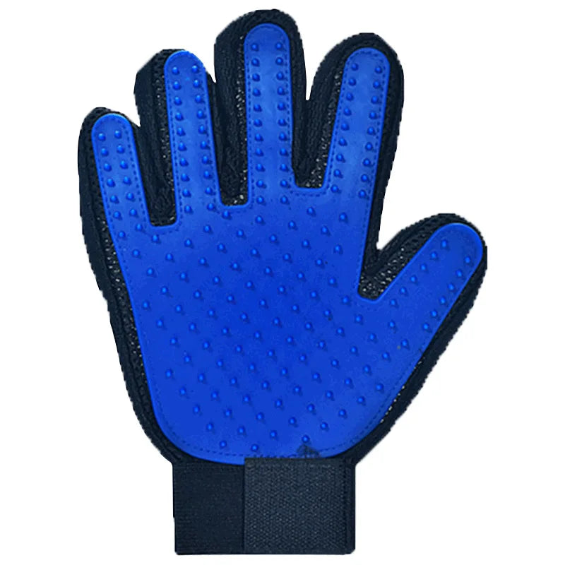 Silicone Pet Hair Remover Gloves Cat & Dog Massage Bathing Cleaning