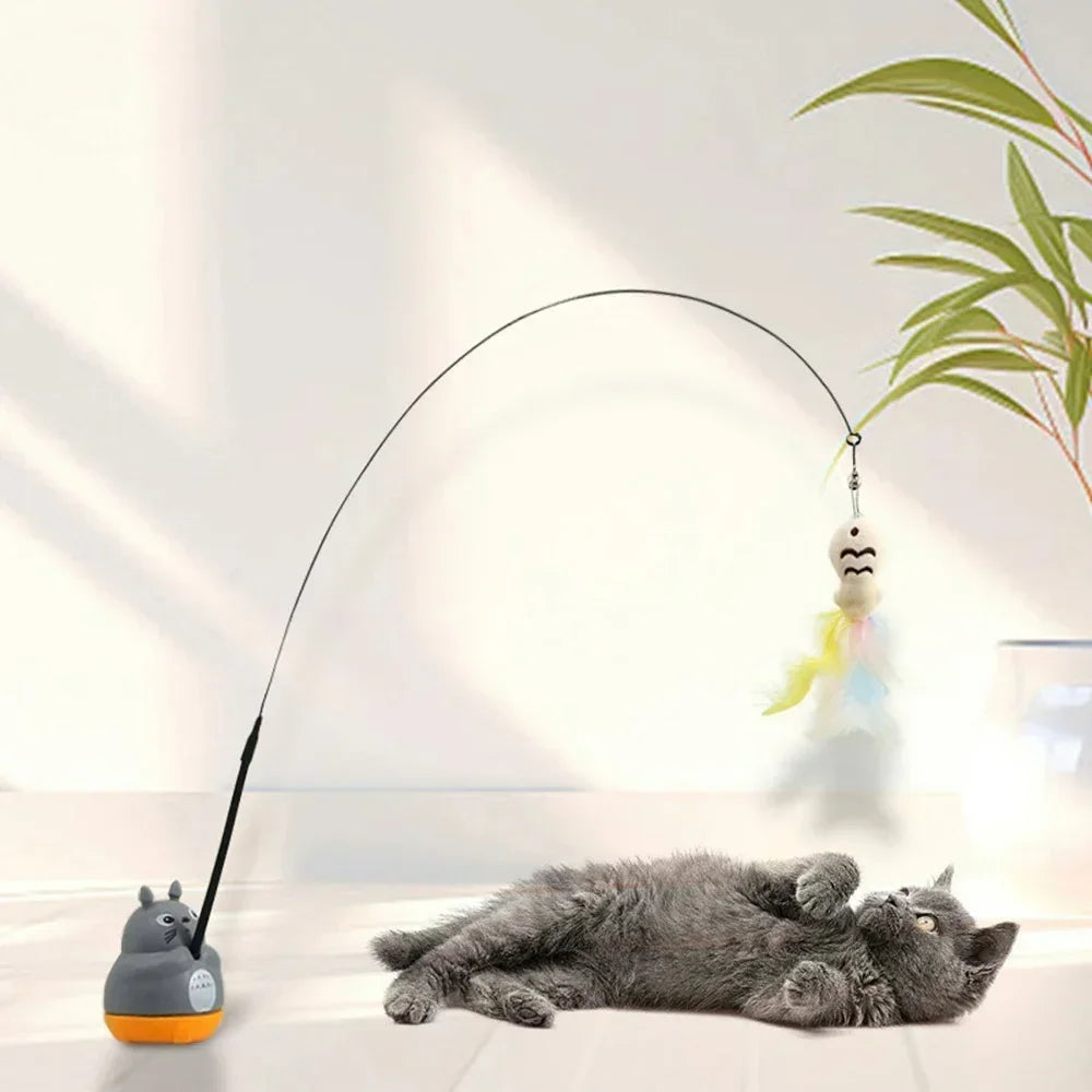 Pet Small Cat Toys Fishing Cat Teasing Stick - ProPawPet.com
