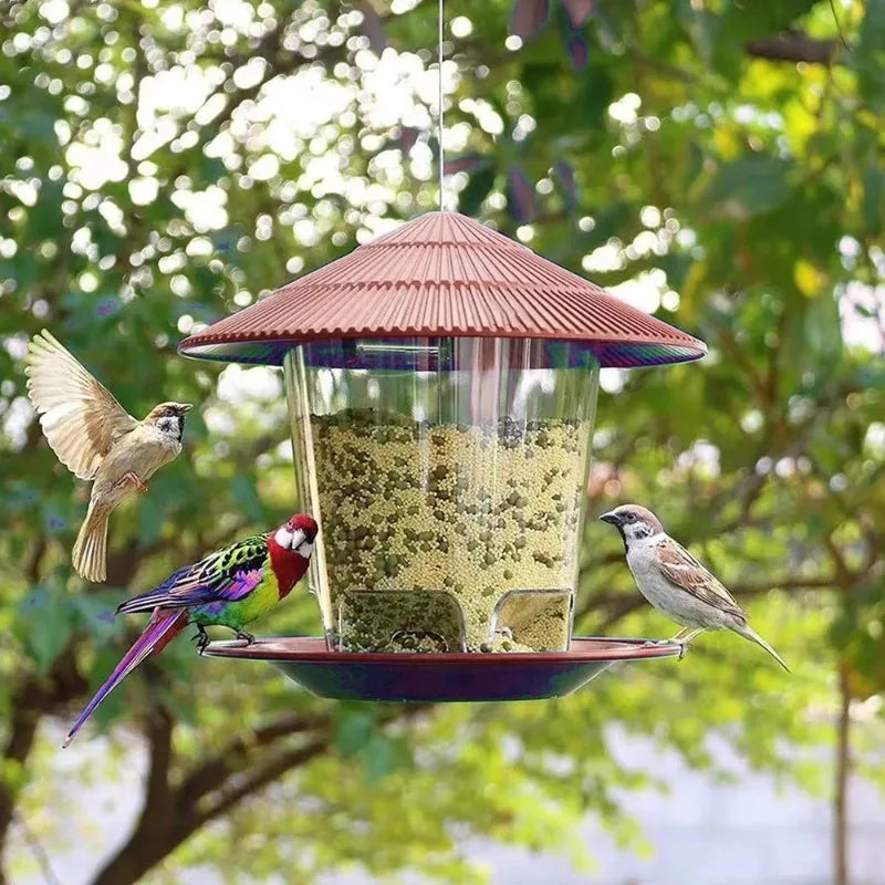 Gazebo Hanging Wild Bird Feeder Automatic - ProPawPet.com