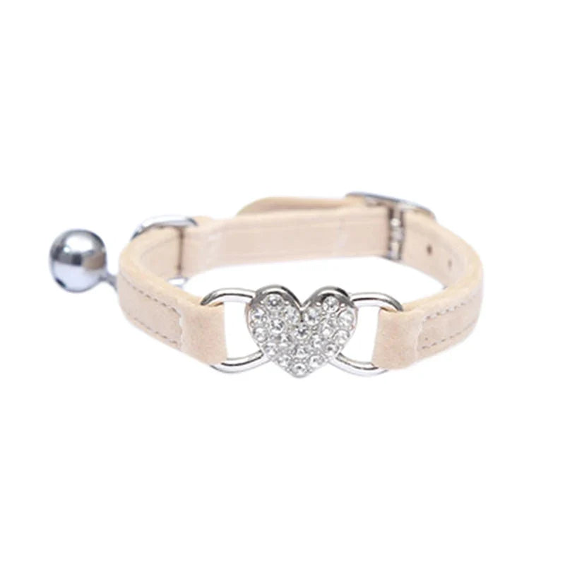 Heart Charm and Bell Cat Collar Safety - ProPawPet.com