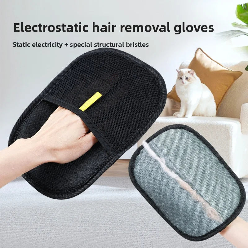 Pet Hair Remover Brushing Gloves – Remove - ProPawPet.com