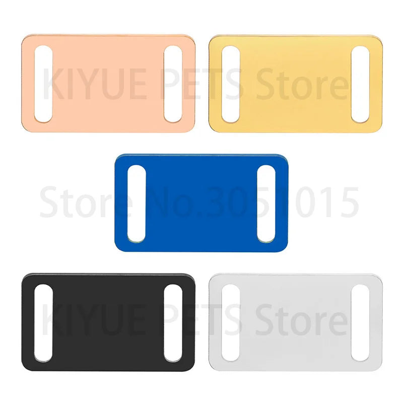20Pcs Personalized Pet Dog ID Tag Square - ProPawPet.com