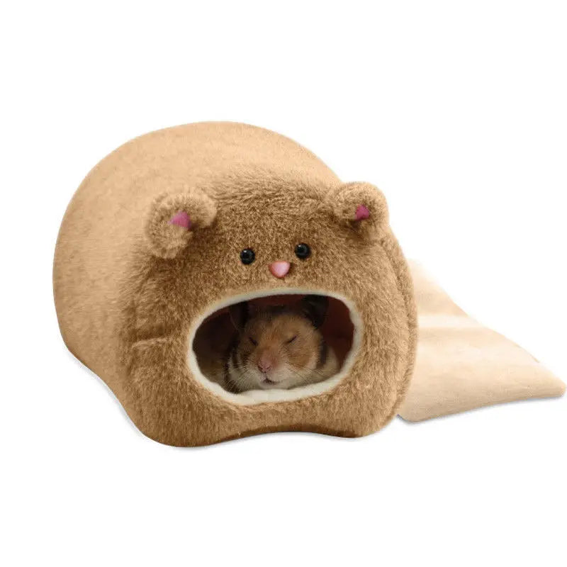 Hamster Soft Warm Bed Rat Hanging Bed Pig Squirrel Winter Pet Toy