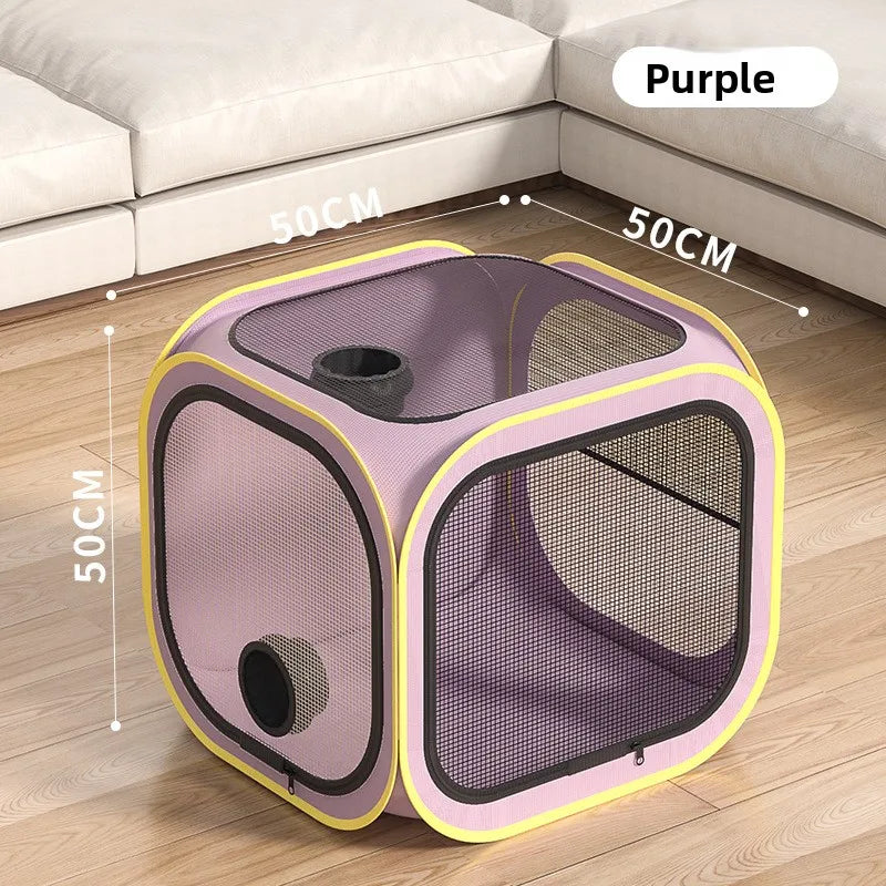 Portable Pet Drying Box Cat Bath Blow Anti-escape – Cat Supplies