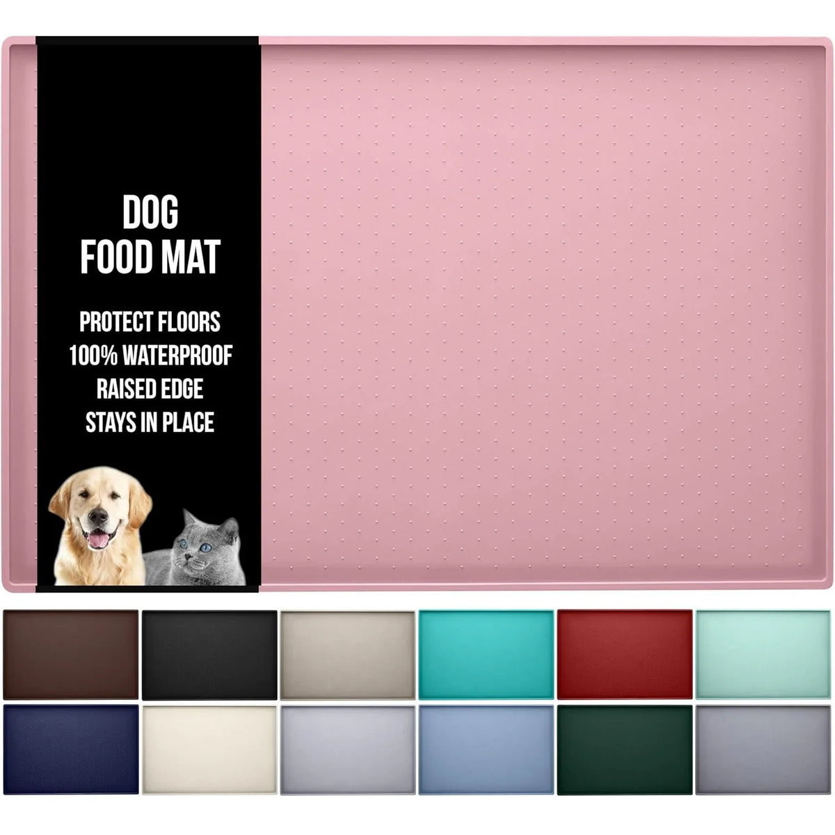 Silicone Cat Dog Food Mat, Anti-Slip Dog - ProPawPet.com