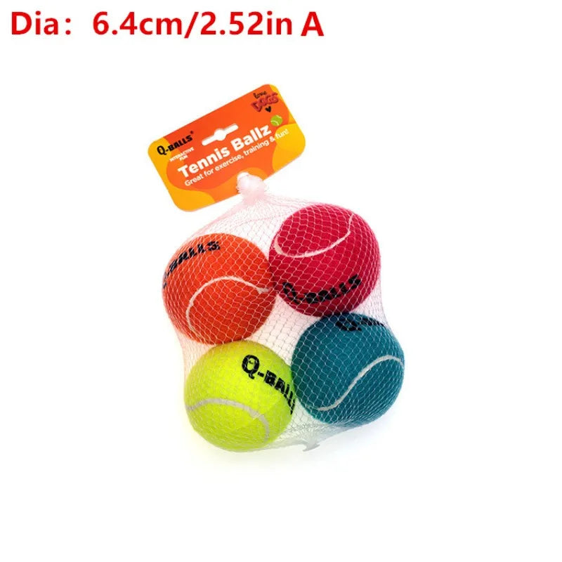 Interactive Dog Toy Set Q-monster Thick Walled Natural Rubber Squeak Chew
