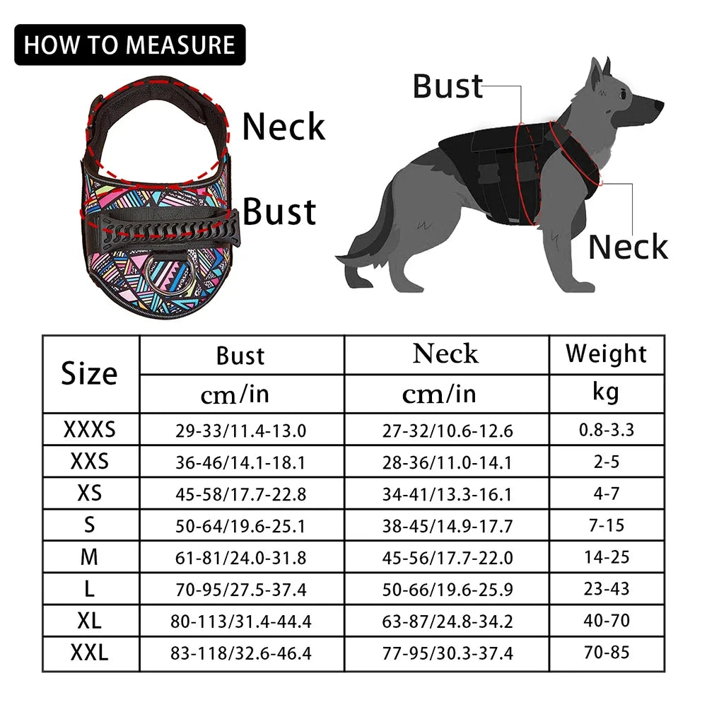 Reflective Dog Harness Vest Patch ID - ProPawPet.com