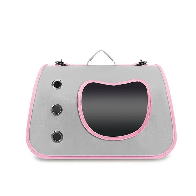 Breathable Portable Pet Carrier Bag for Small Dogs & Cats Outdoor, Foldable