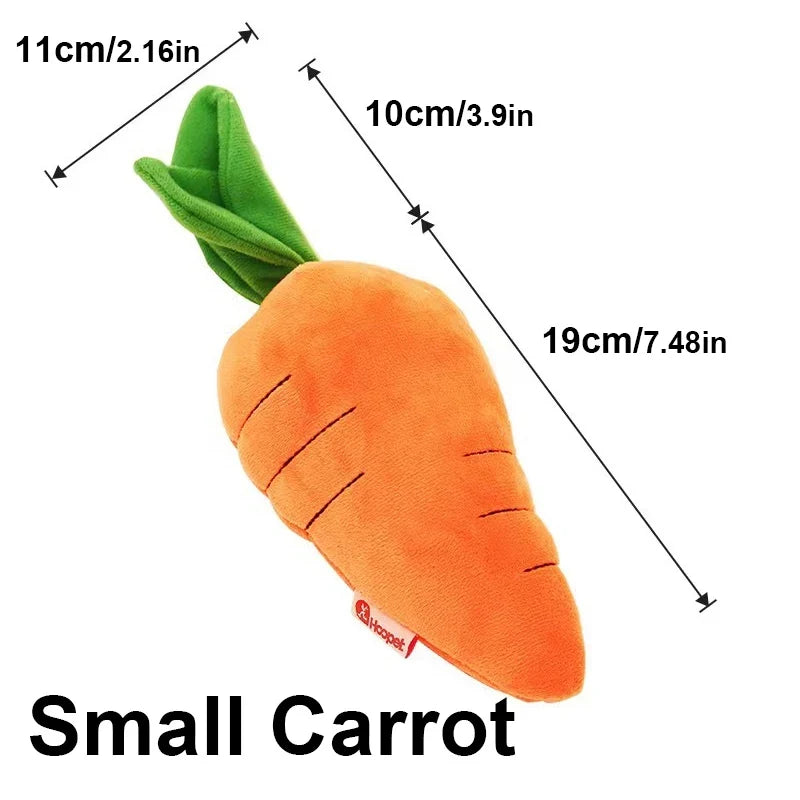 Dog Plaything Pet Carrot Plush Vegetable Chew – Dog Supplies