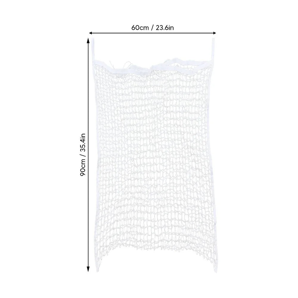 PE Woven Rope Forage Net Pouch Large Capacity White Horse – 2 Colors