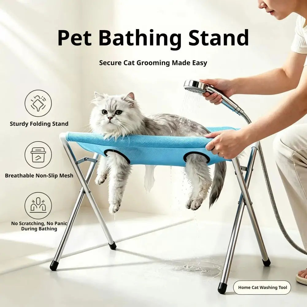 Pet Grooming Hammock Stand Foldable Dog Cat - ProPawPet.com