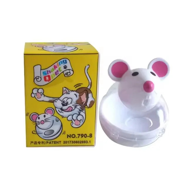 Interactive Mouse Shaped Food Disp Plaything – 2 Colors
