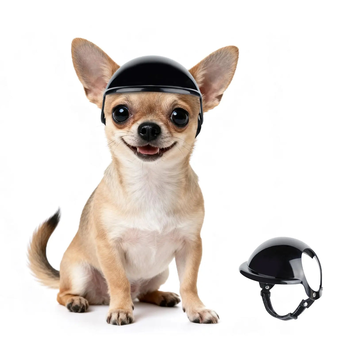 Dog Helmet Goggles Set Pet Safety Hat with - ProPawPet.com
