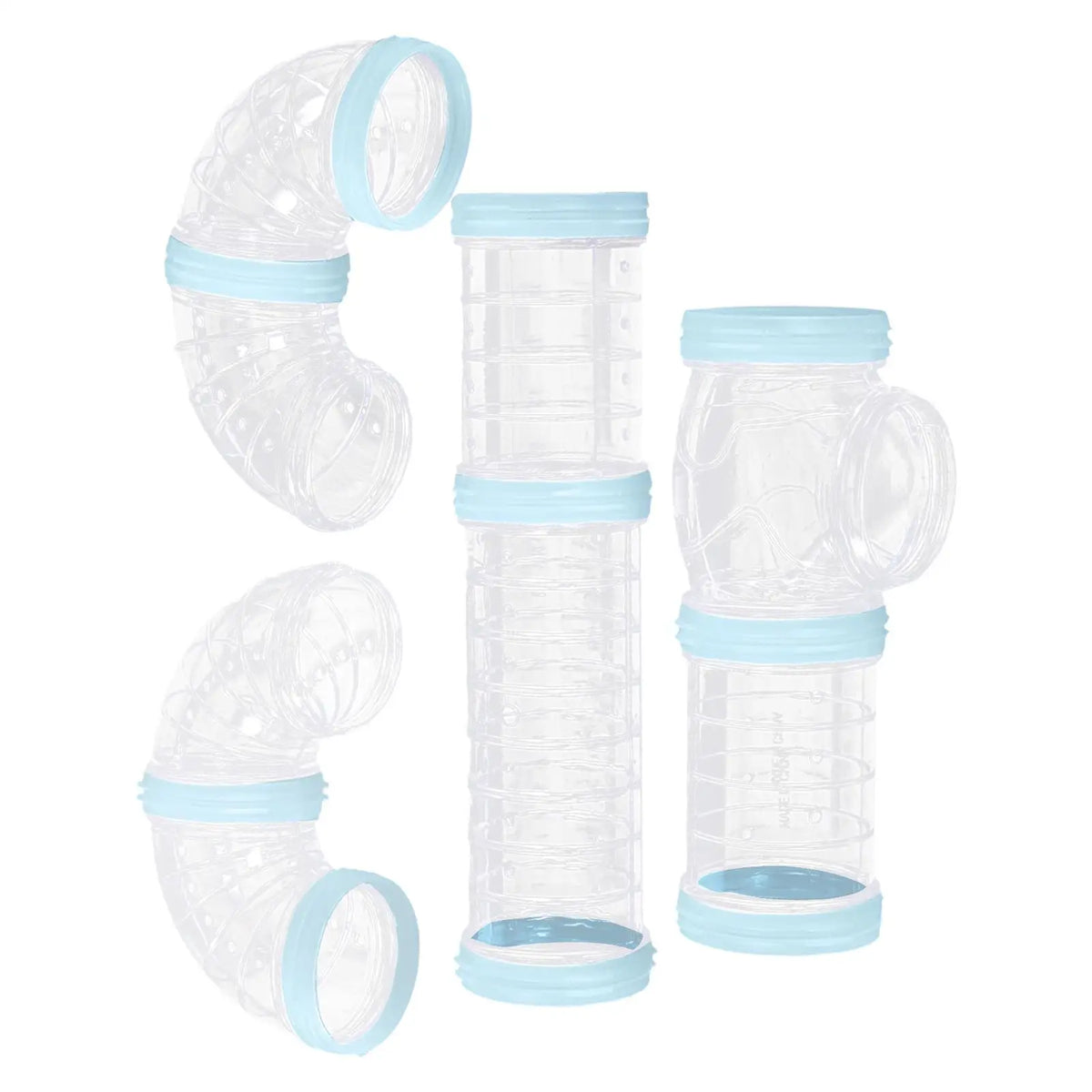Hamster Tubes Set External Connected Tunnel for Small Pets