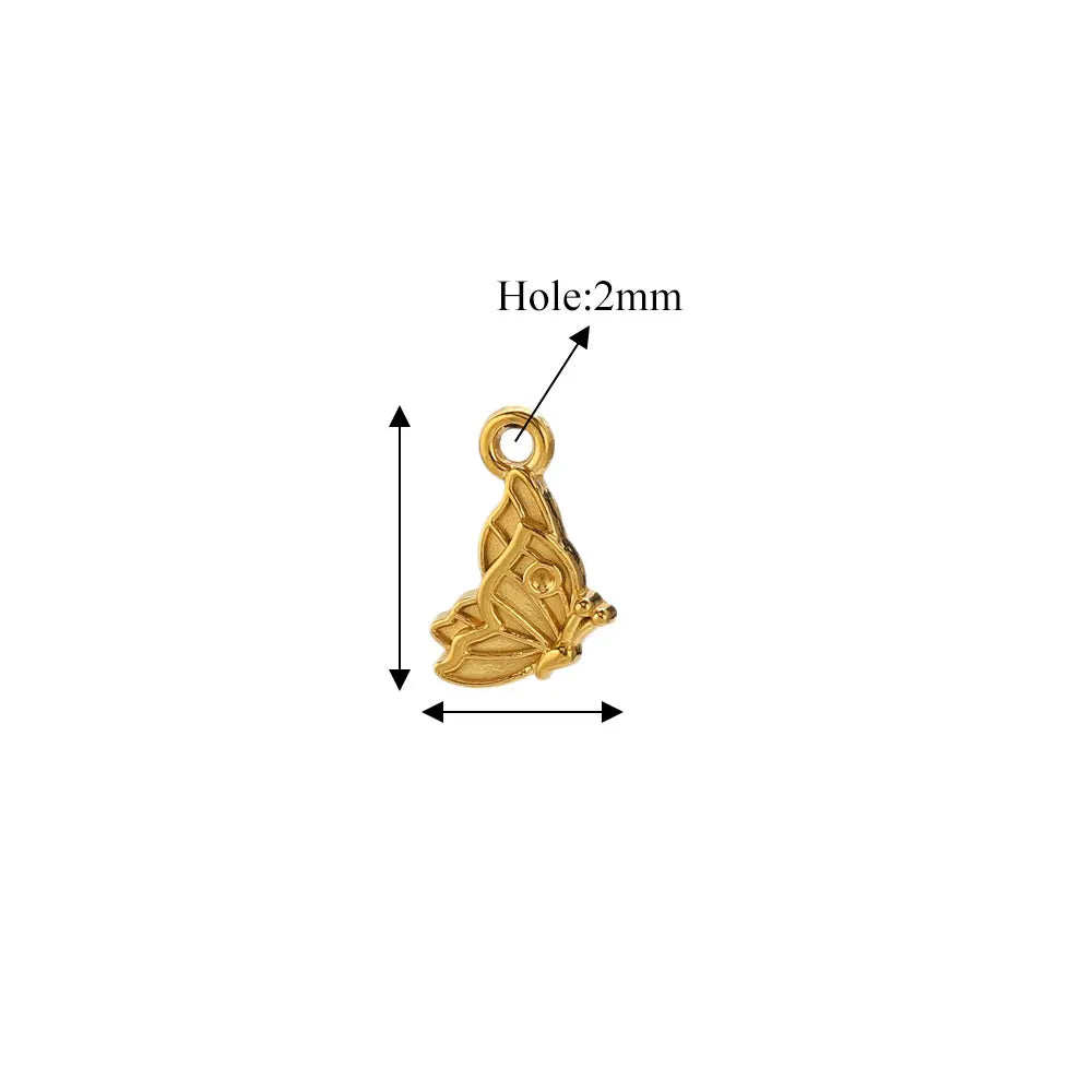 Stainle Steel Gold Animal Charms for Jewelry Cat & Dog – Cat Supplies