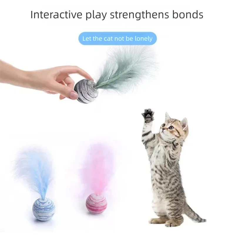 Pet Cat Interactive Toy Star Foam Ball With - ProPawPet.com