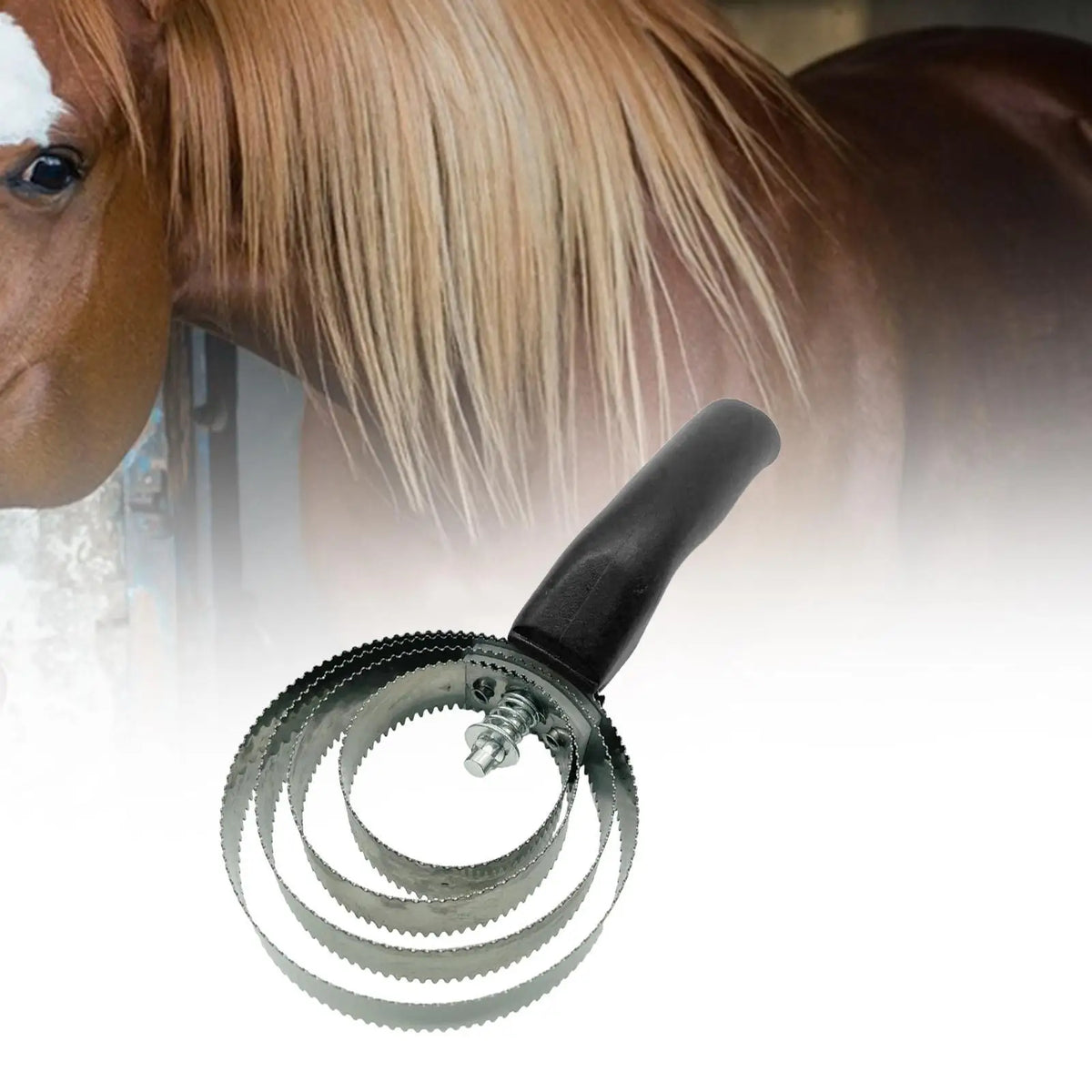 Horse Comb Double Sided Metal Curry Grooming Brush – 3 Colors