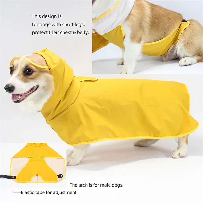 Fullnai Rainy Season Puppy Dog Raincoat - ProPawPet.com
