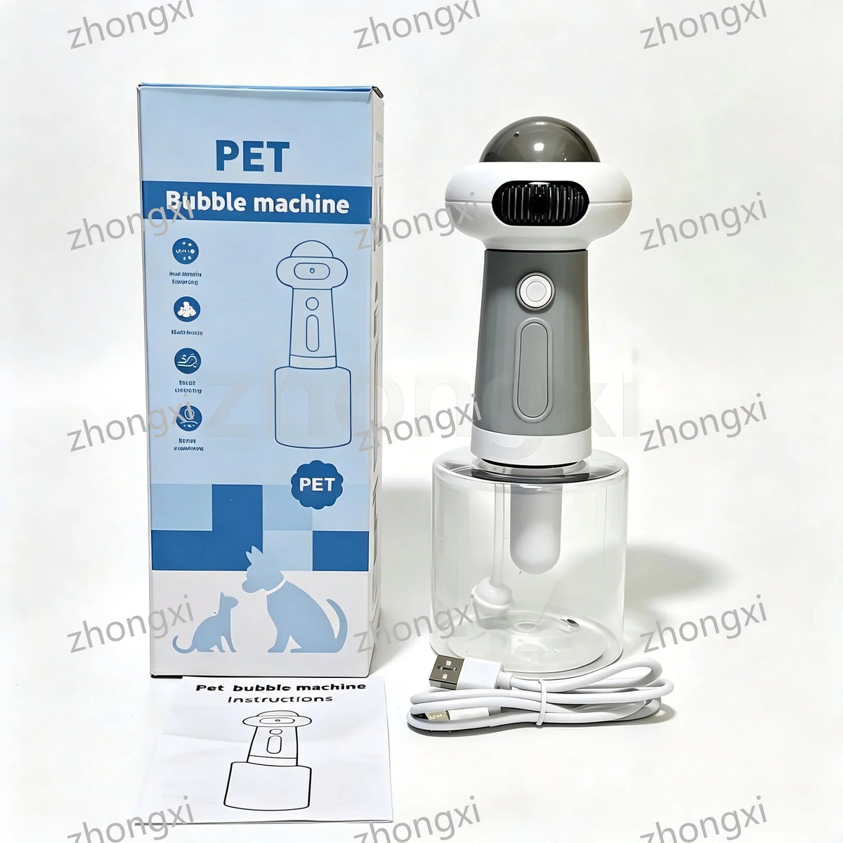 Rechargeable Pet Foaming Ma Dog & Cat Bath Foam Dispenser – 13 Colors