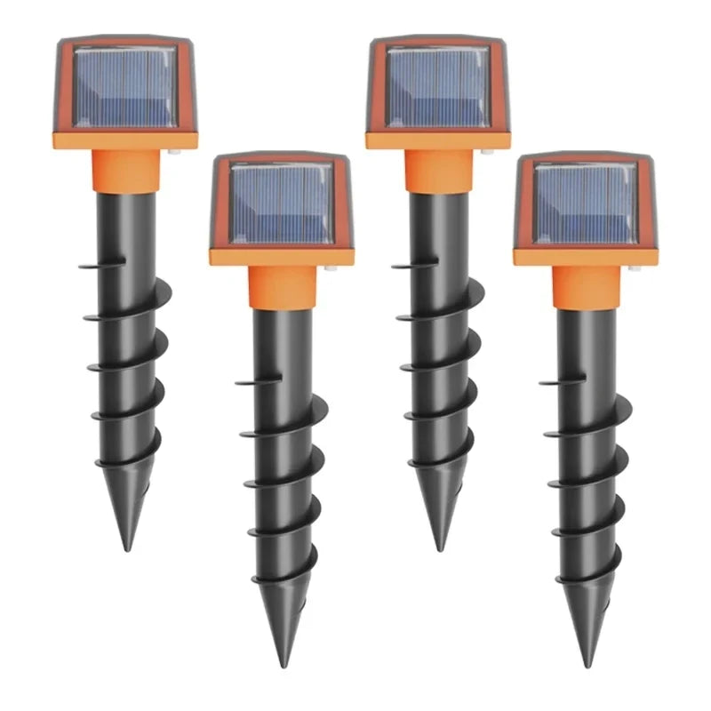 Outdoor Solar Panel Animal Repeller Six Different Sound Wave – 3 Colors