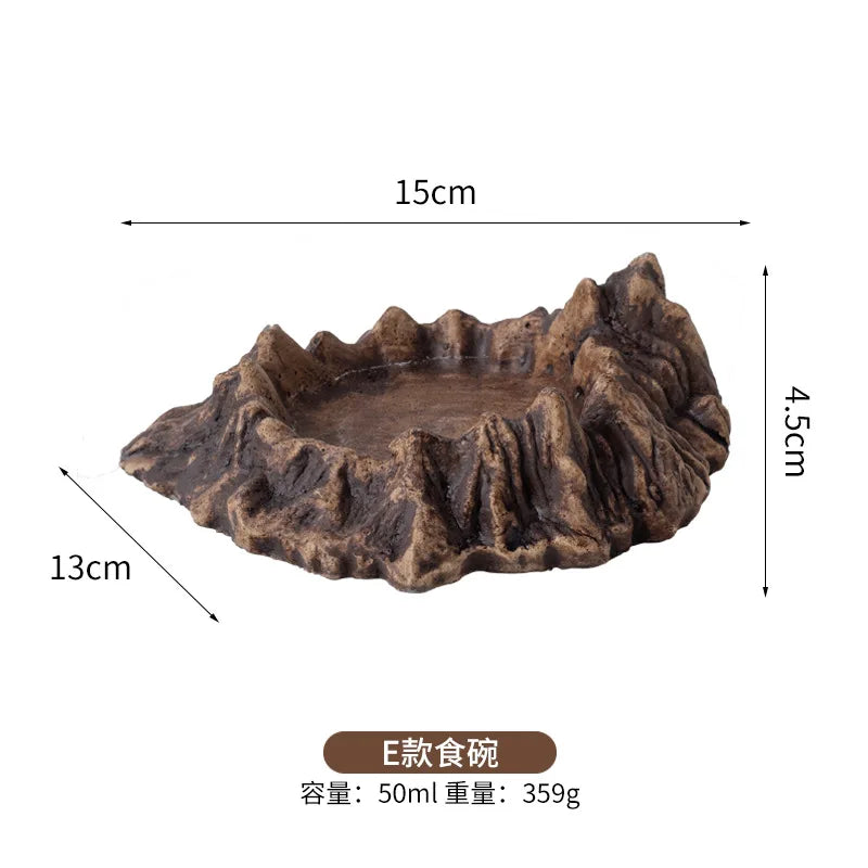 Natural Reptile Food & Water Dish - - ProPawPet.com